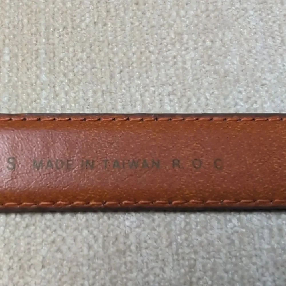 Vintage Jana Genuine Snakeskin Belt Navy Blue Size S